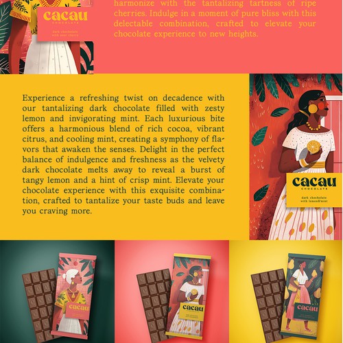 Artisan chocolate logo mark and packaging design