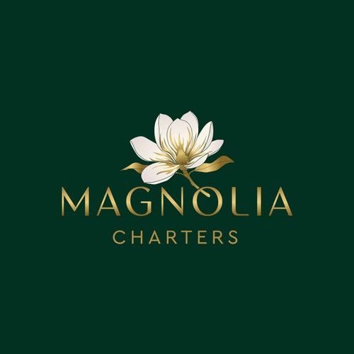 Elegant hand-drawn floral logo concept