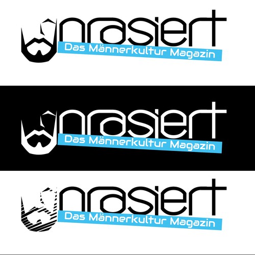 Erstellt die Wortmarke für "Unrasiert - Das Männerkultur Magazin" 