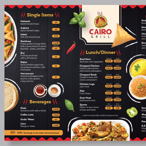 Restaurant Menu