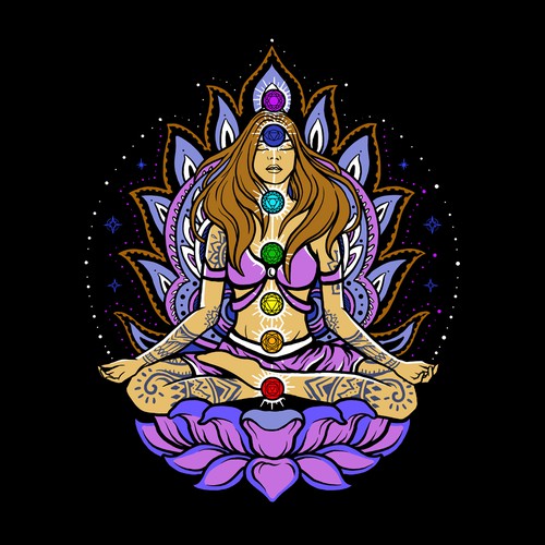 Goddes Opening Up Chakras