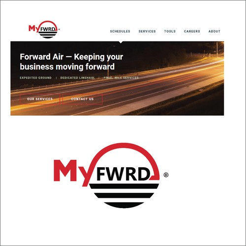 concept logo for Forward Air