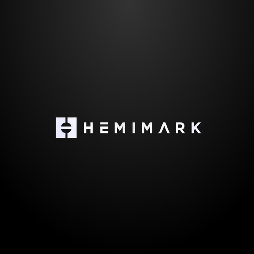 Elegant and simple design for golf equipment product "Hemimark"