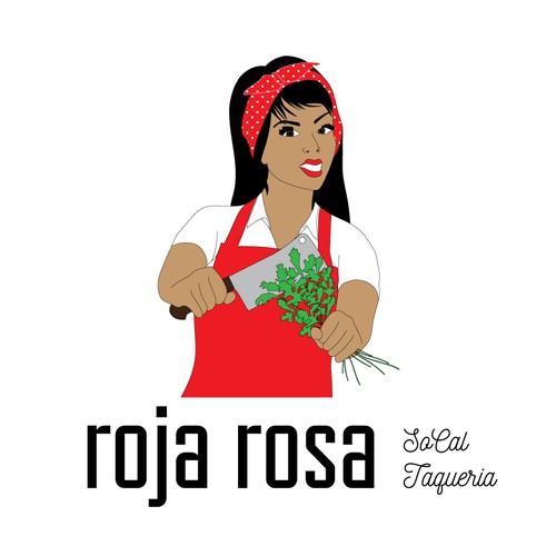 Fierce Character Logo for Taqueria
