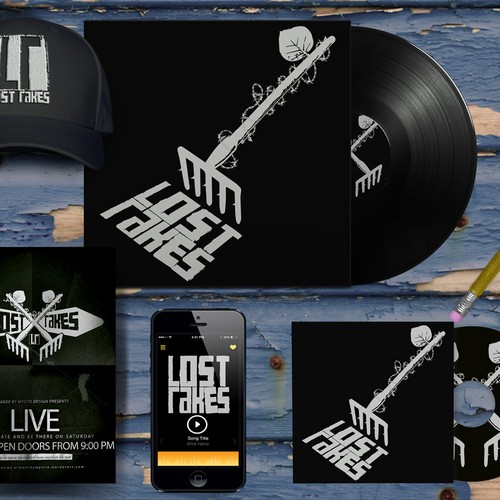 Rock band logo for Lost Rakes