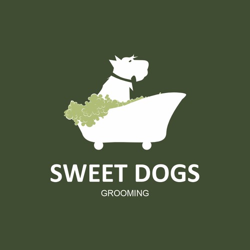 Dog Grooming Logo Design