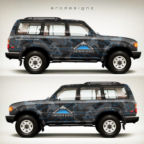 land cruiser wrap for sawtooth dental