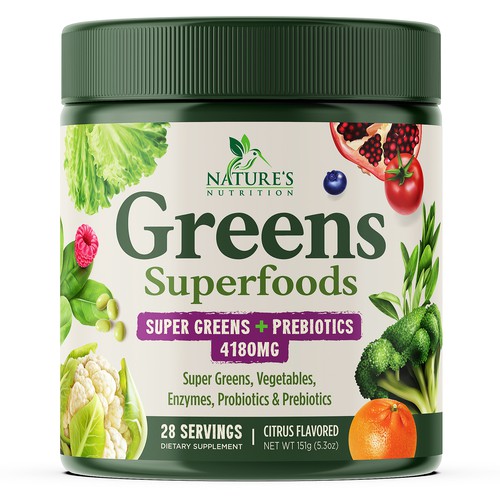 Tasty Greens Superfoods Powder