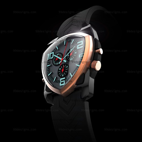 Original 3d watch design