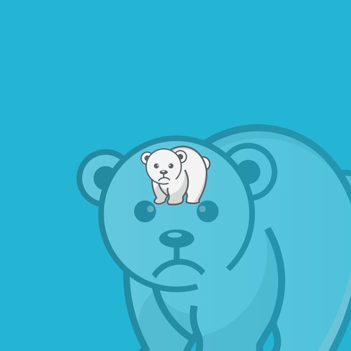 Design a cool, modern logo for our stationery brand - smart panda