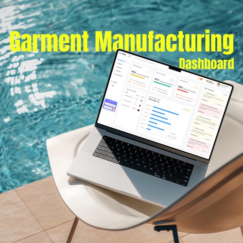 Garment Manufacturing Dashboard – MES SaaS Design