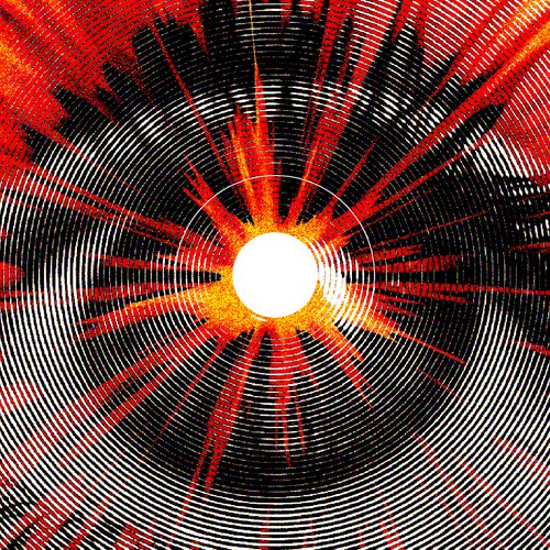 Hard rock music album cover design