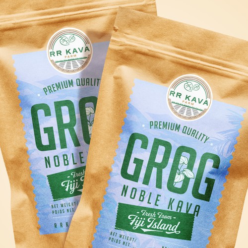 Packaging Design for Kava Drink
