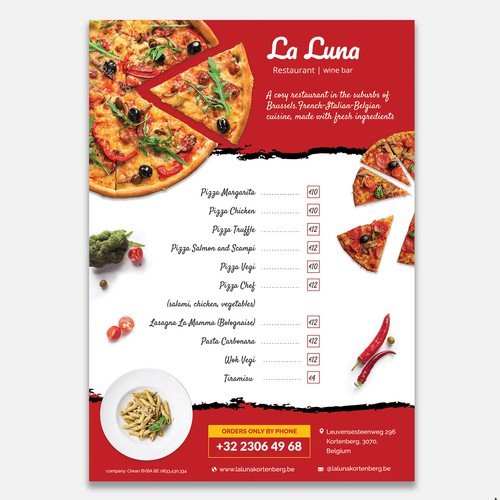 Restaurant Menu