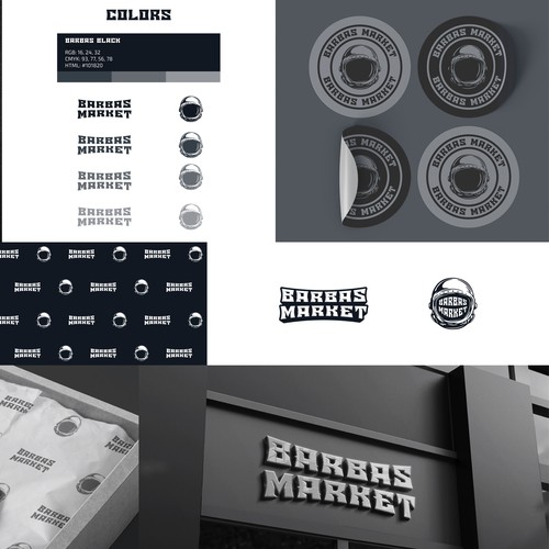 Barbas Market Logo & Brand Identity