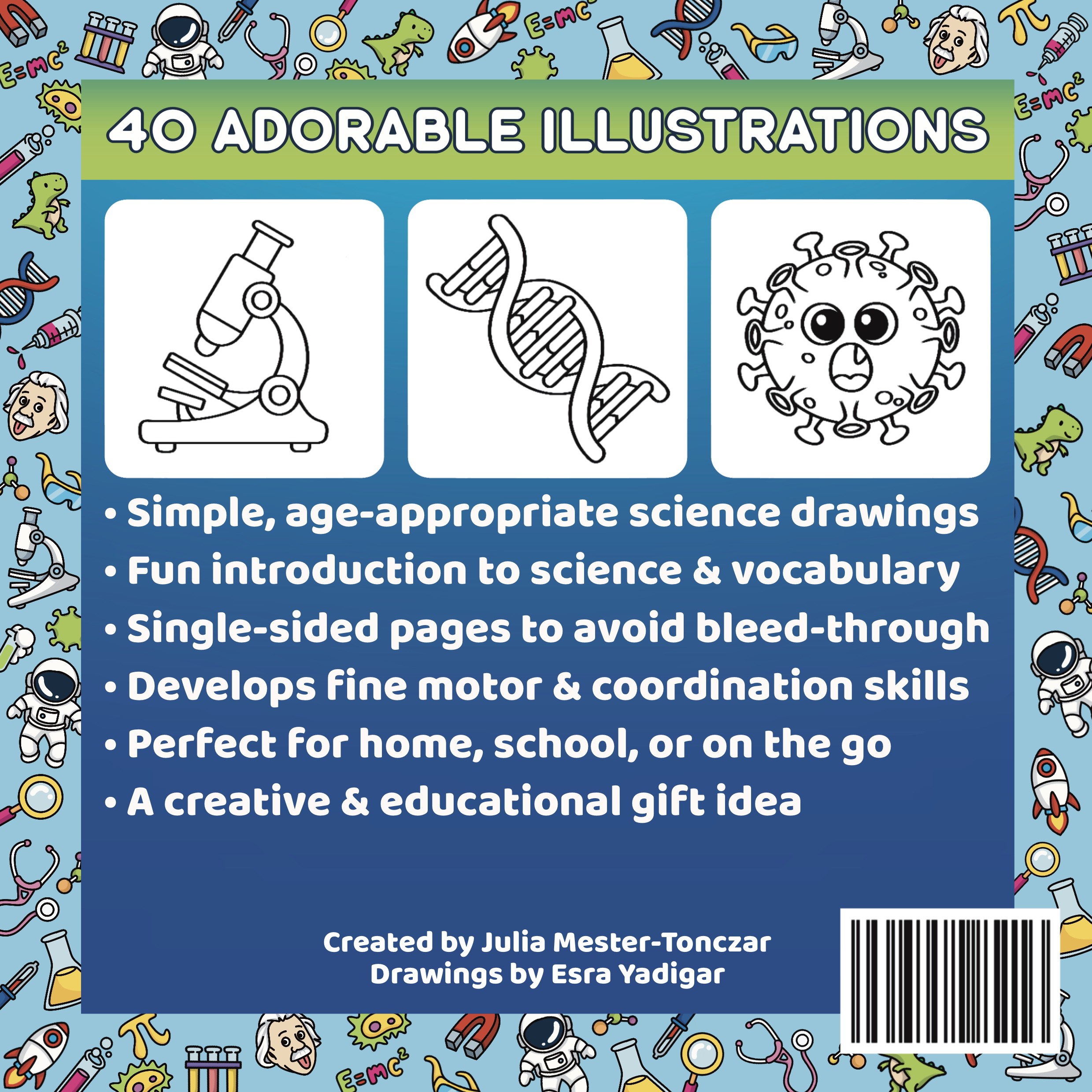 Scientific Coloring Book For Children