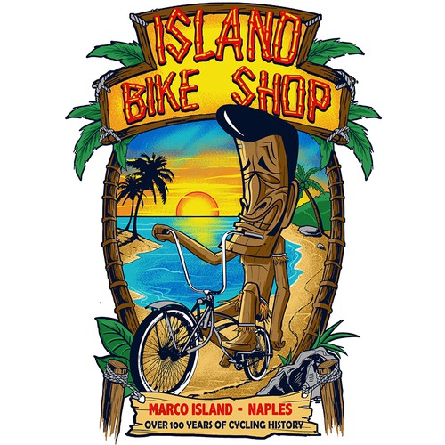 fun tiki beach for ISLAND BIKE SHOP