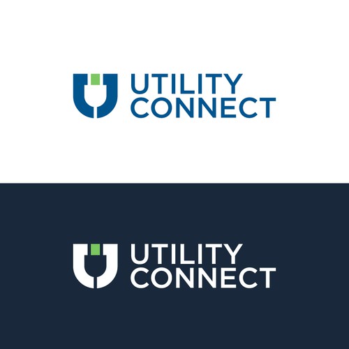 Logo concept for utility broker.