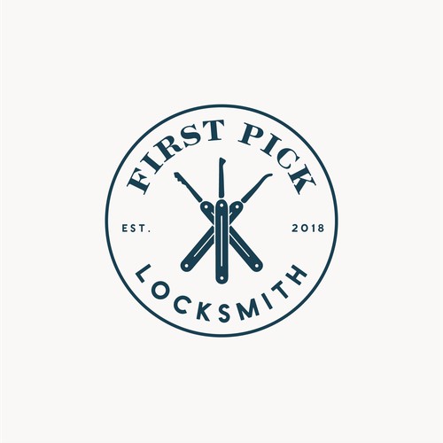 Logo design for First Pick Locksmith