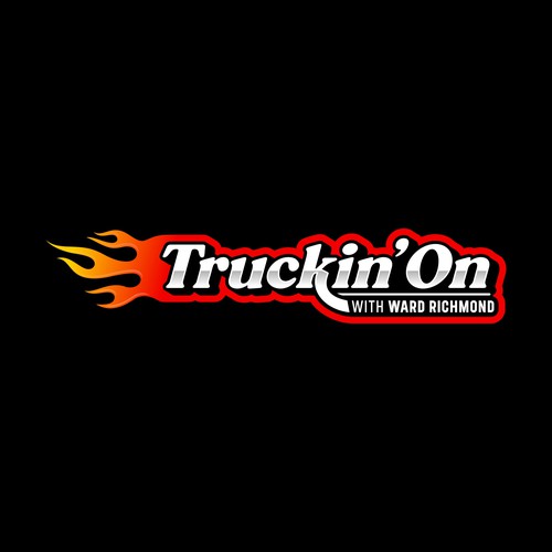 Truckin’ On with Ward Richmond Podcast logo design