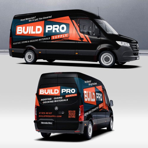 BuildPro Van Wrap Design 