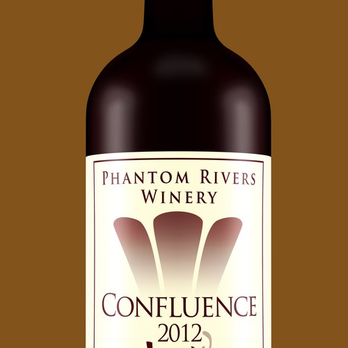 Create a wine label for Phantom Rivers Winery