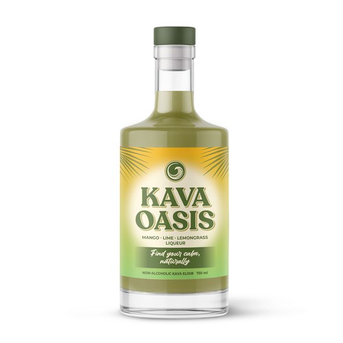 Label Design for Non-Alcoholic Kava Drink