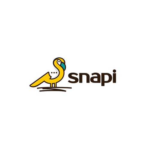 Logo for a game/toy called Snapi
