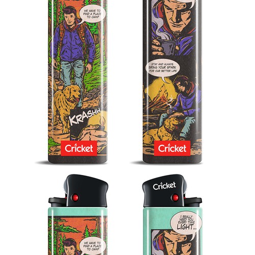 Vintage comic style