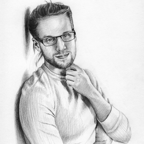 Hand drawn portrait