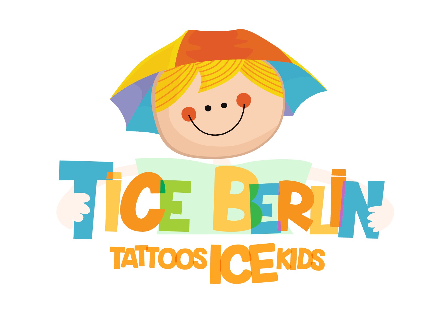 Logo for a tattoo company, re. kids