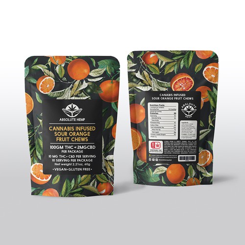 Logo design and Pouch Bag  for Absolute Hemp