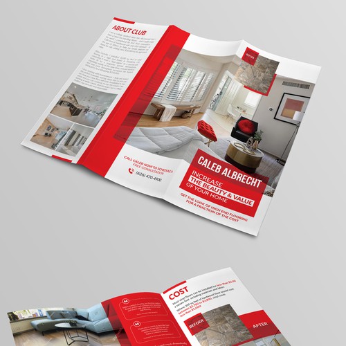 Interior decoration brochure