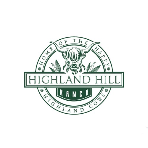 Highland Hill Ranch - Logo design