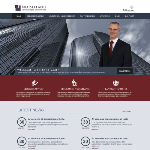 Relaunch Peter Tetzlaff / Milestone Financial Services
