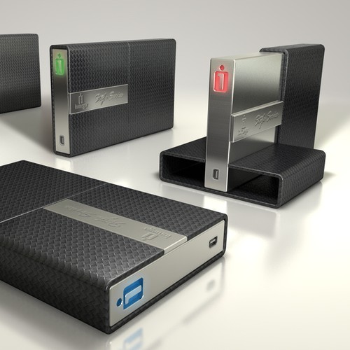 Industrial Design for a Portable Hard Drive 