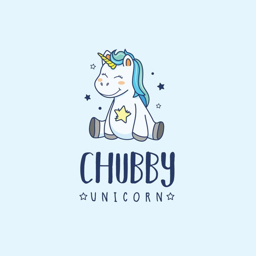 Chubby Unicorn Logo