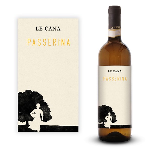 Wine label design