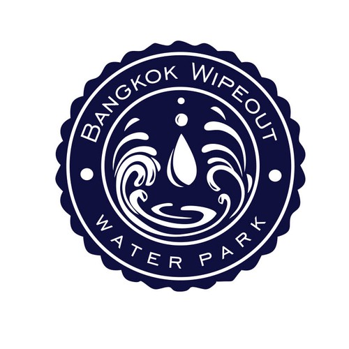 Awesome logo for Bangkok Wipeout water park!