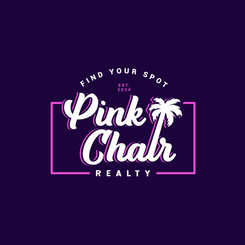 pink chair realty logo