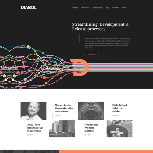 Homepage for Diabol