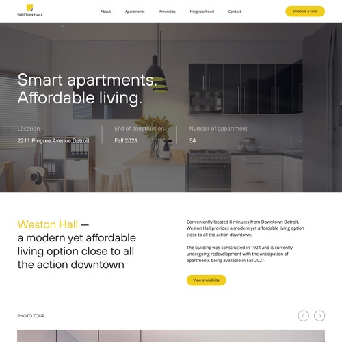 Web design for real estate