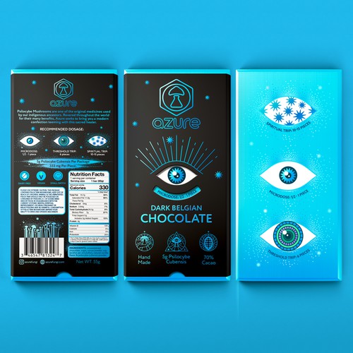 Packaging for Psychedelic Medicinal Chocolate Bars