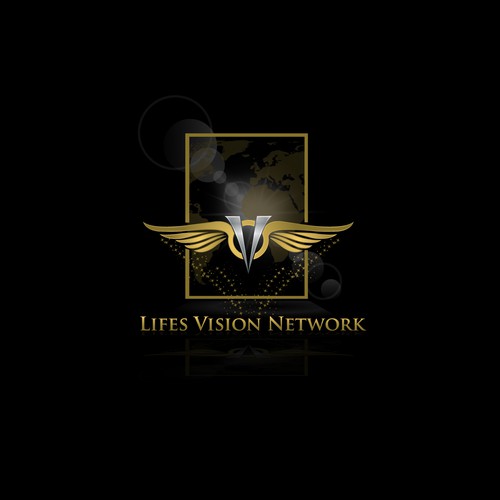 Create a Captivating logo that conveys wisdom yet subtlety for LifesVisionNetwork