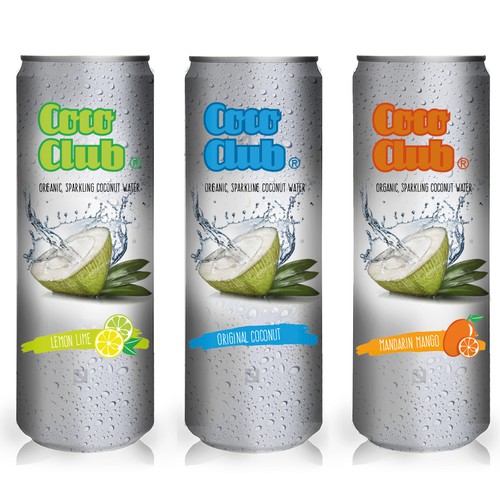 Lable for sparkling coconut water