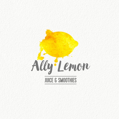 Watercolor style logo