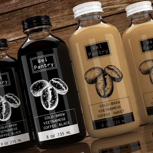 Vietnamese Cold Brew Coffee Design 