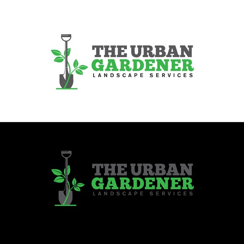 Bold Logo for San Francisco Landscape Services. 