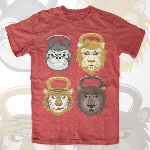 Create a unique fitness t-shirt