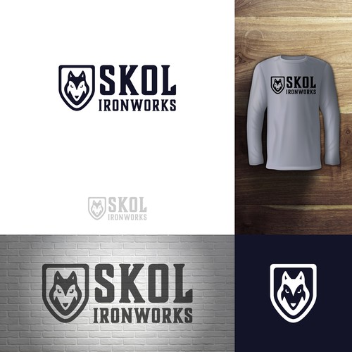 logo for ironworking business